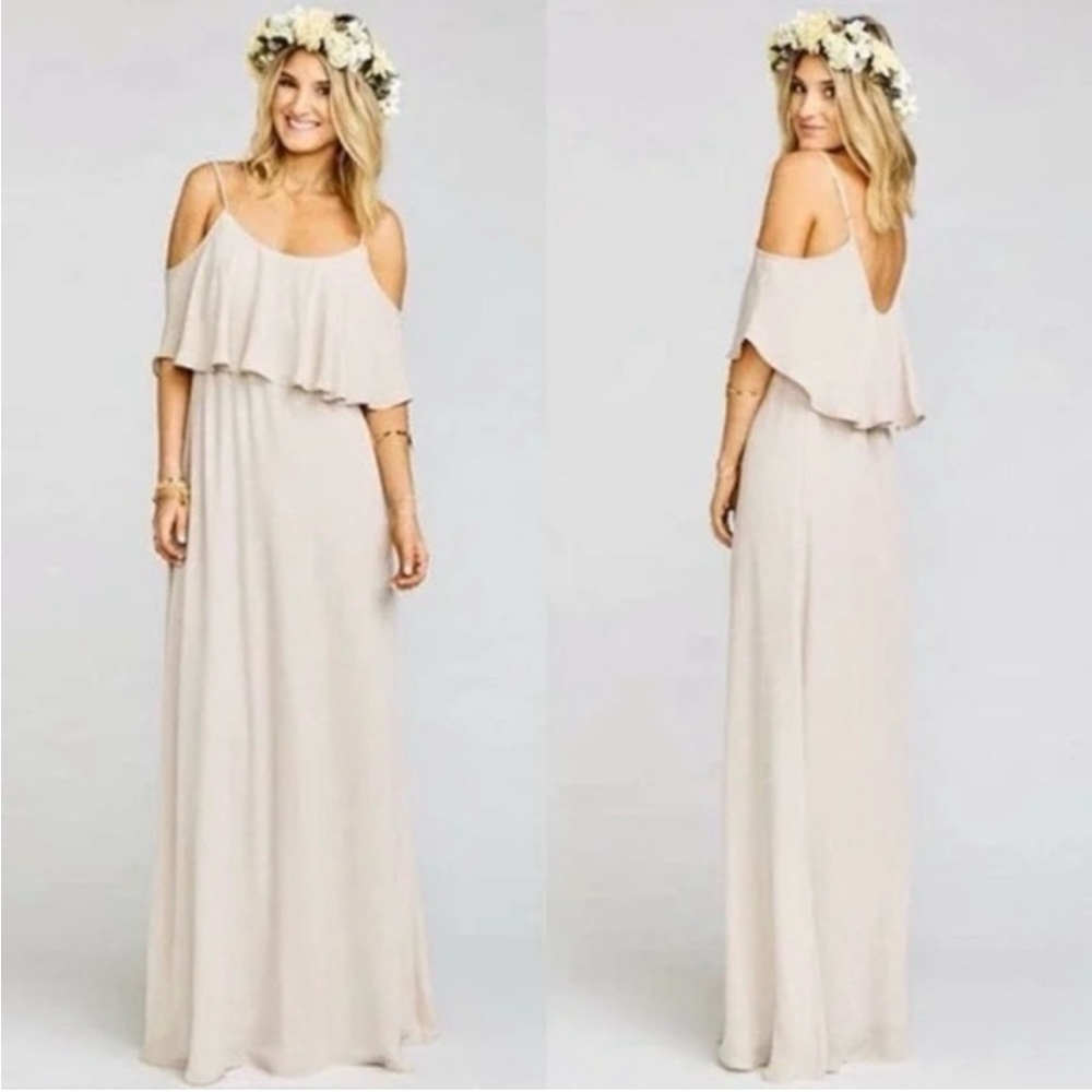 Show Me Your MuMu Caitlin Ruffle Maxi Dress